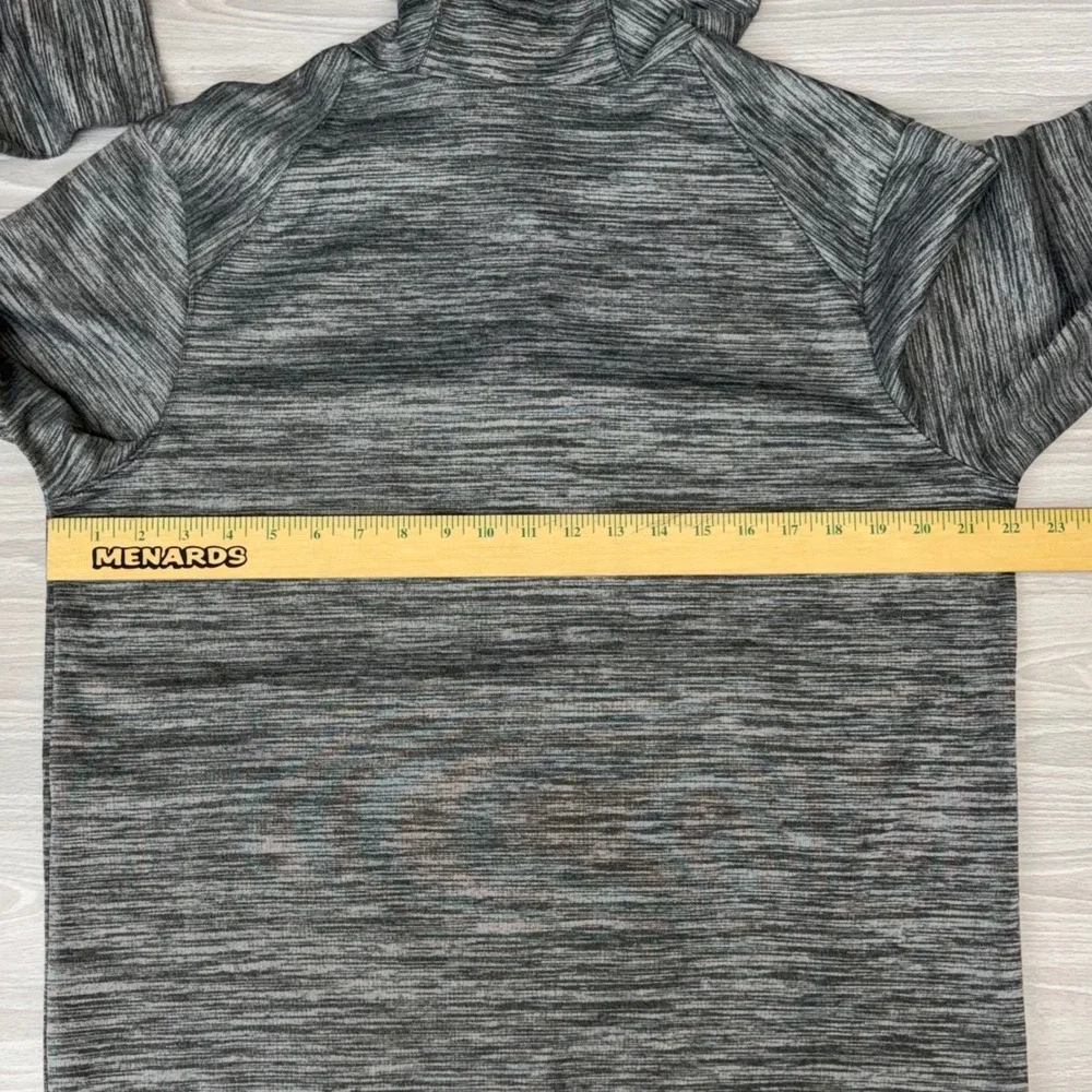 Nike Dri-FIT Mens Full Zip Hoodie Grey Space Dye‎ AH7596-050 M